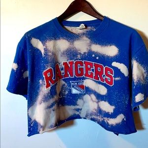 Rangers redone crop top